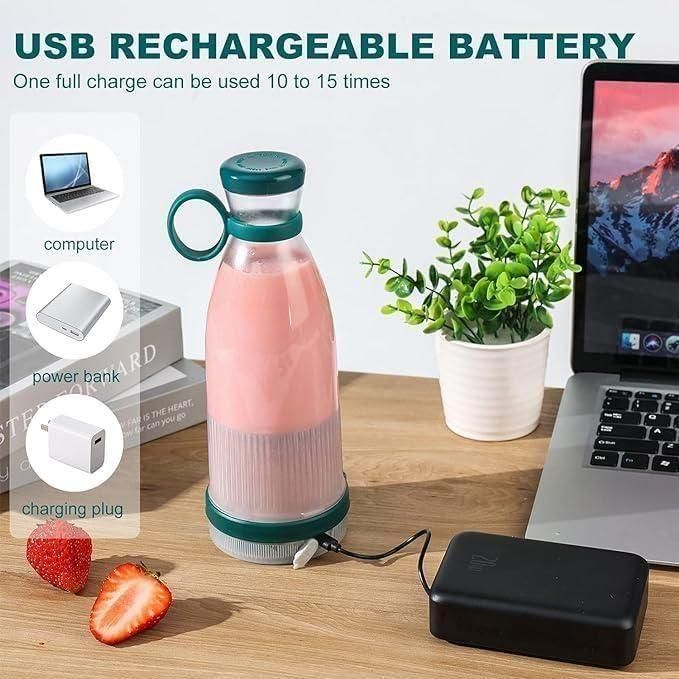 Compact Juice Blender – Lightweight & Cordless for Travel Use