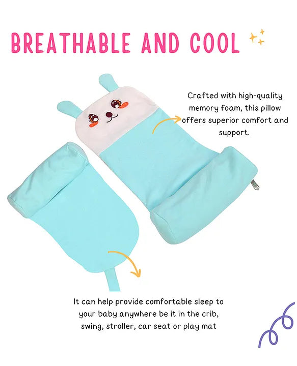 Newborn Head Support Pillow – Ergonomic Design for Infant Sleep