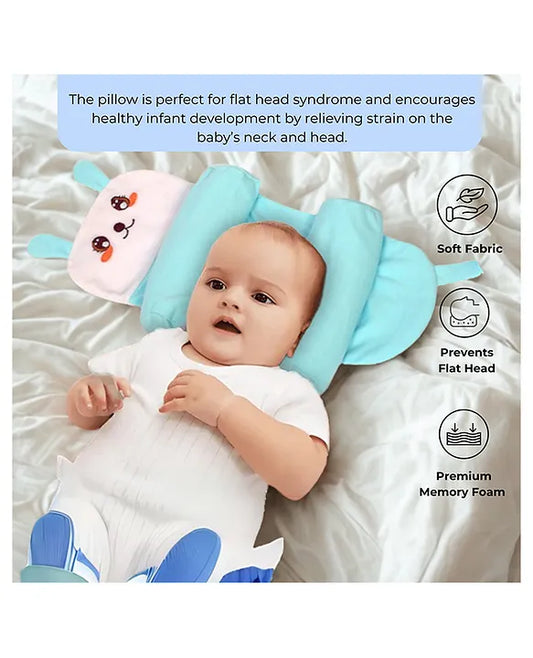 Newborn Head Support Pillow – Ergonomic Design for Infant Sleep